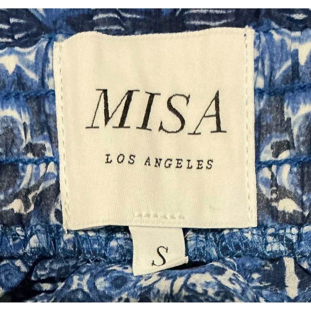 MISA‎ Los Angeles Marion Skirt Flirty Floral Tile Ruffle Mini Small $295
